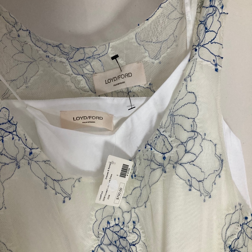 LOYD/FORD Lace Pattern Midi Length Dress - Picture 9 of 13